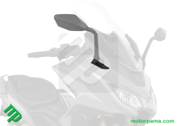 Tappo carena lato sinistro per attacco specchio Kymco Ak550